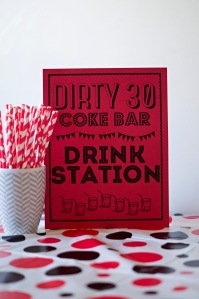 parties and moore | dirty 30 birthday | 30th birthday party | birthday party | party ideas
