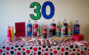 parties and moore | dirty 30 birthday | 30th birthday party | birthday party | party ideas